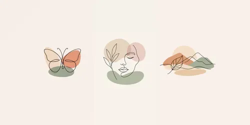 Minimalist Abstract Line Art Bundles generated by chatgpt-image
