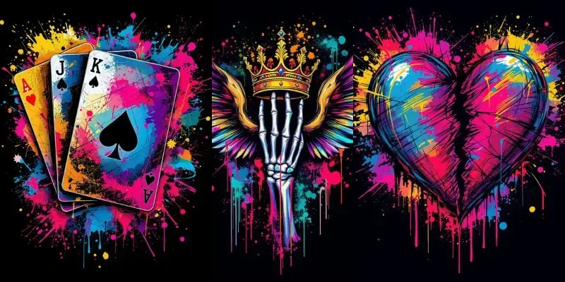 Tshirt Design Bright Graffiti Style generated by undefined