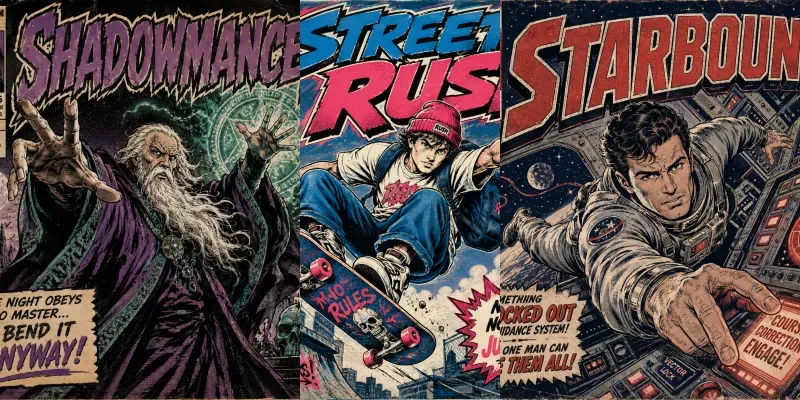 Custom Comic Book Cover Portraits generated by undefined