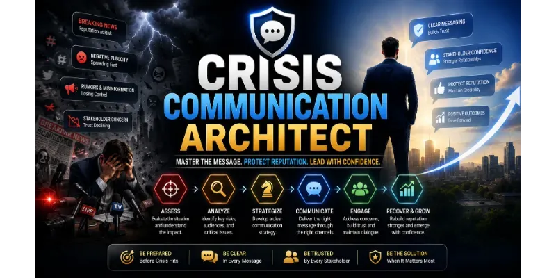 Crisis Communication Architect generated by undefined
