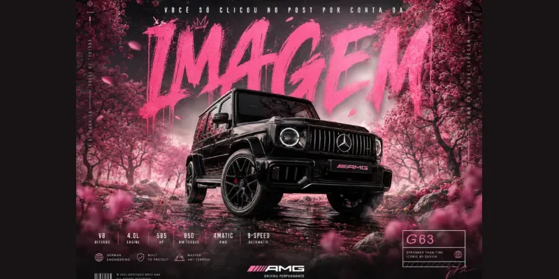 Bold Automotive Ad Posters generated by undefined