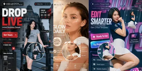 Interactive Gen Z Instagram Post Edits generated by chatgpt-image