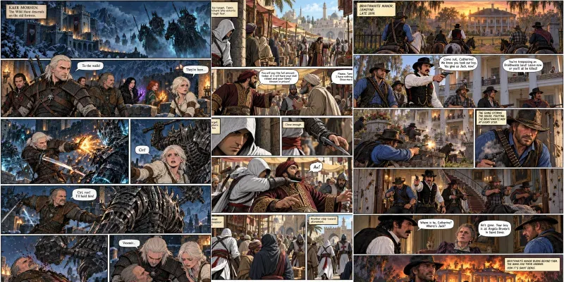 Canonaccurate Game Comic Pages
