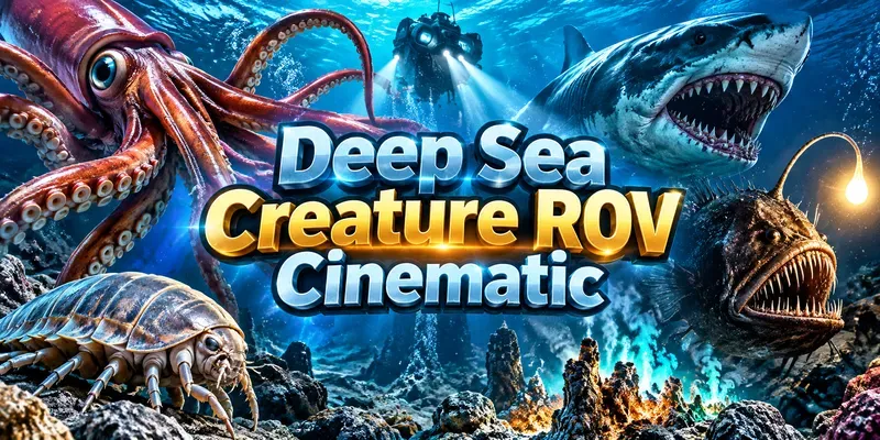 Deep Sea Creature Rov Cinematics generated by undefined
