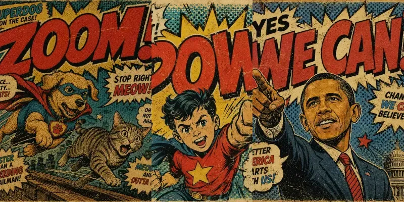 Pow Oldschool Comic Book Tshirts generated by undefined