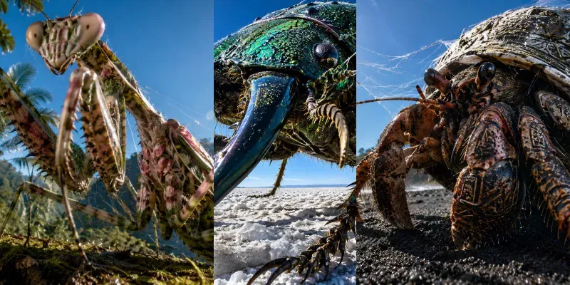 Colossal Macro Creature Photography generated by undefined