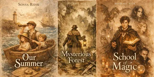 Book Covers generated by chatgpt-image
