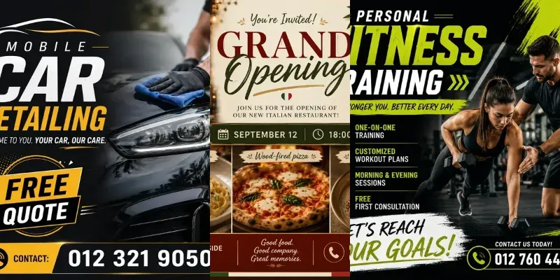 Business Ad Visual Generator generated by undefined