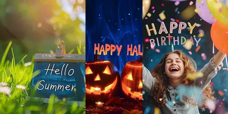 Seasonal Marketing Backgrounds generated by undefined