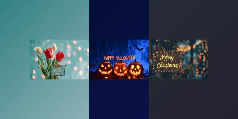 Seasonal Marketing Backgrounds generated by undefined