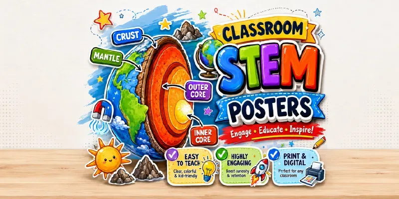 Classroom Stem Posters generated by undefined