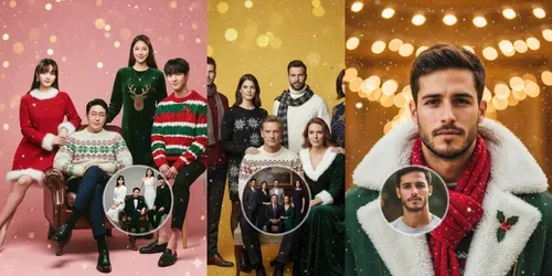 Christmas Photo Makers generated by gemini-image