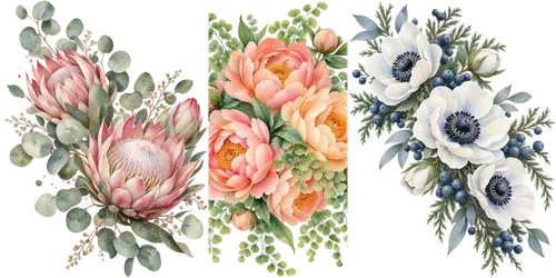 Ethereal Pastel Watercolor Floral Art generated by chatgpt-image
