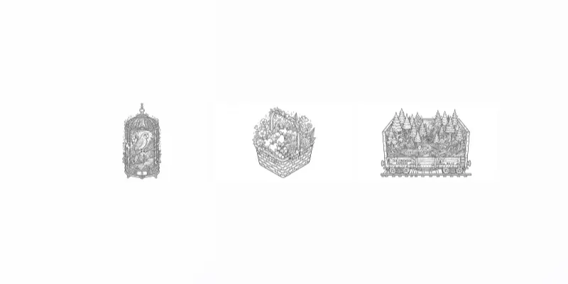 Cozy Microworld Coloring Pages generated by undefined
