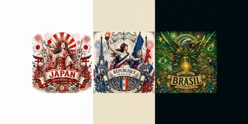 Patriotic Vintage Poster Makers generated by chatgpt-image
