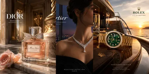 Premium Luxury Product Advertisements generated by chatgpt-image