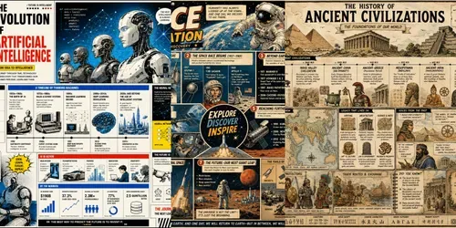 Retro Editorial Biography Infographics generated by chatgpt-image