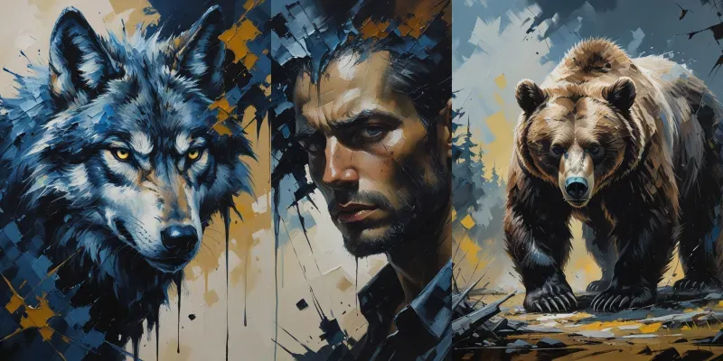 Oil Painting Art Designs generated by undefined
