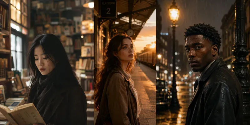 Cinematic Story Portraits generated by undefined