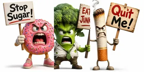 Ironic 3D Protest Characters generated by chatgpt-image