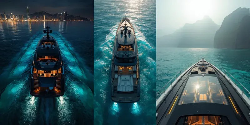 Luxury Concept Superyachts generated by undefined