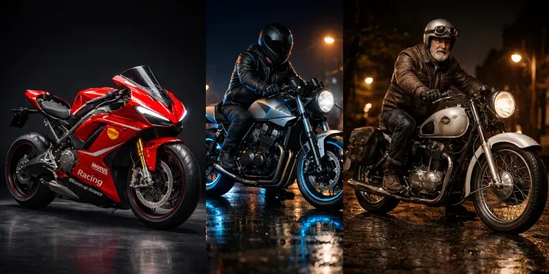 Ultrarealistic Motorcycle Generator generated by undefined