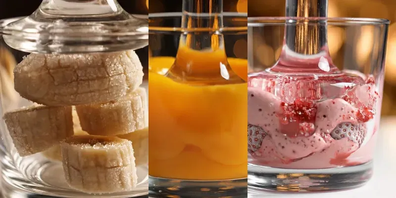 ASMR Glass Frozen Fruit Presses generated by undefined