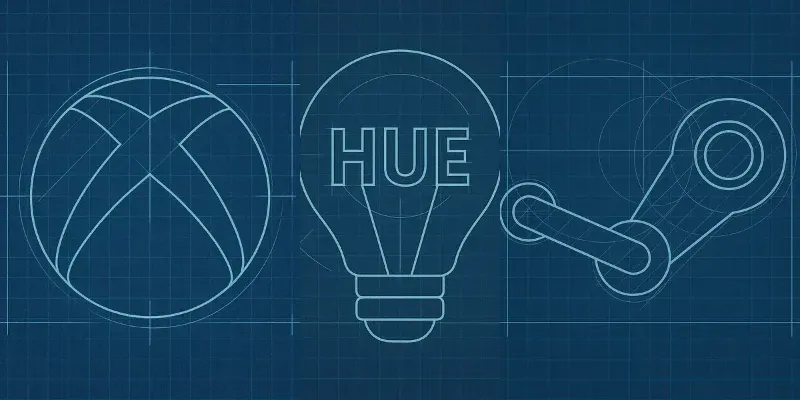 Technical Blueprint Stream Deck Icons generated by undefined