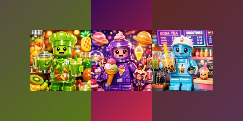 Colorful Lego Career Toy Scenes Packs generated by undefined