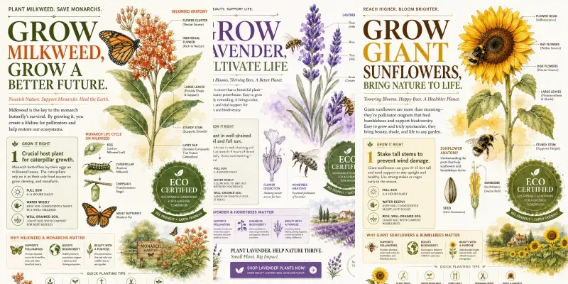 Educational Botanical Posters generated by undefined