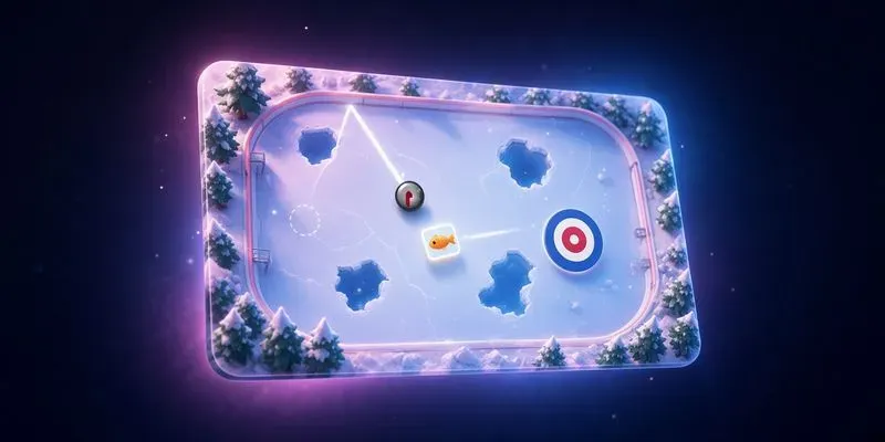 Ice Slide Curling Puzzle Game Builder
