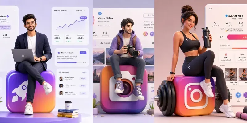 3D Social Character Sets generated by undefined