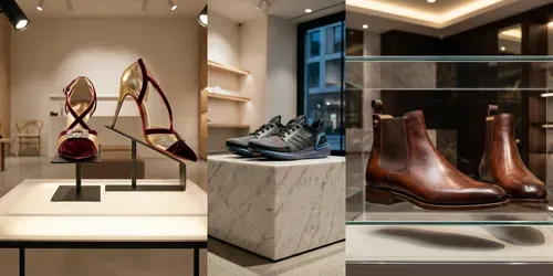 Luxury Shoe Store Commercial Ad Generator generated by gemini-image