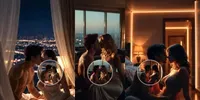 Cinematic Romance Scenes grok-video prompt mini thumbnail
