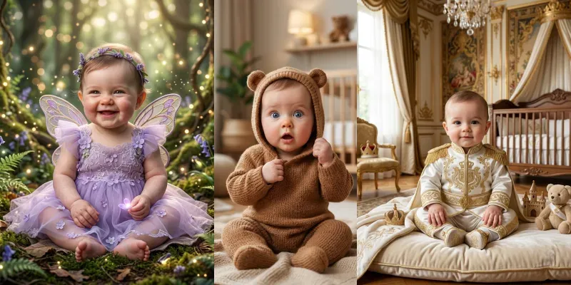 Viral Cute Baby Photos generated by undefined