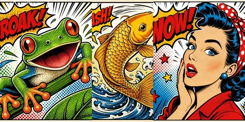 Retro Pop Art Poster Makers generated by undefined