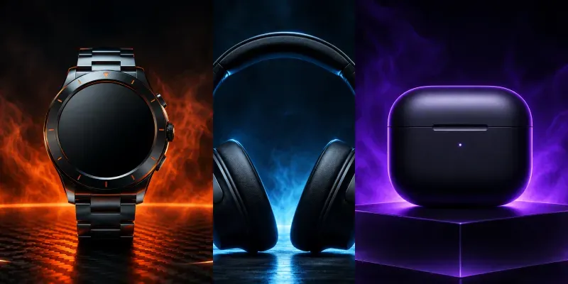 Sleek Tech Product Staging Engines generated by undefined