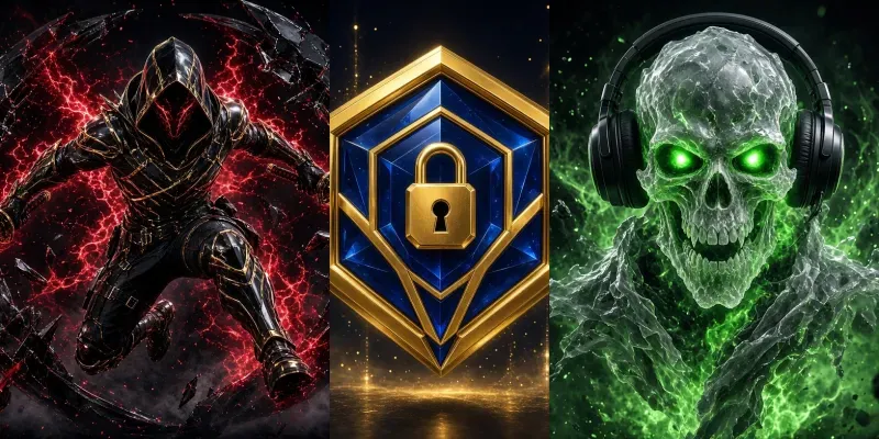 Ultraglossy Cinematic Mascot Logos generated by undefined