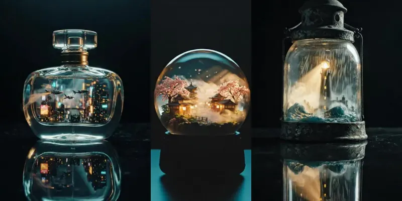 Cinematic Miniature World Video Reveals generated by undefined