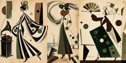 Modernist Fashion Illustration Generator generated by seedream