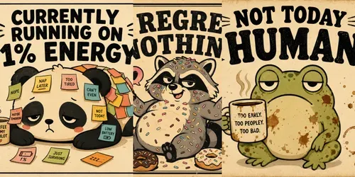 Funny Retro Animal Posters generated by chatgpt-image