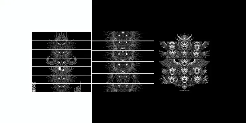 Sins Rendered In Stark White generated by undefined