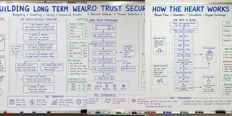 Professional Whiteboard Infographics generated by undefined