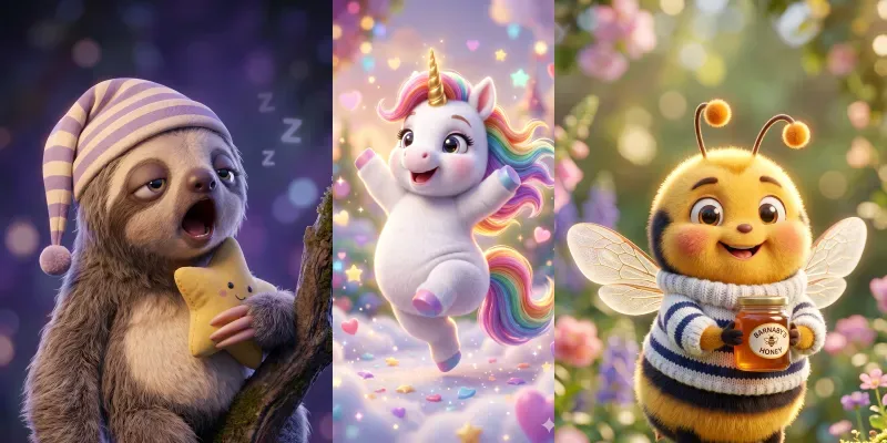 Premium 3D Childrens Characters