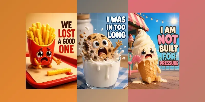 Cute Food Breakdown Memes generated by undefined