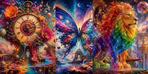 Surreal Color Dreamscapes generated by chatgpt-image