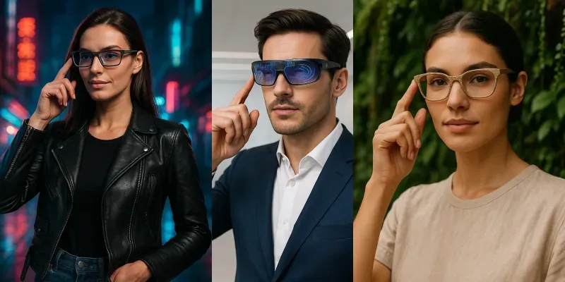 Futuristic Visions In Smart Eyewear generated by undefined