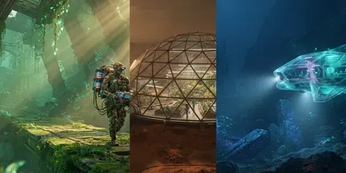 Cinematic Scifi Movie Scene Creators generated by gemini-image
