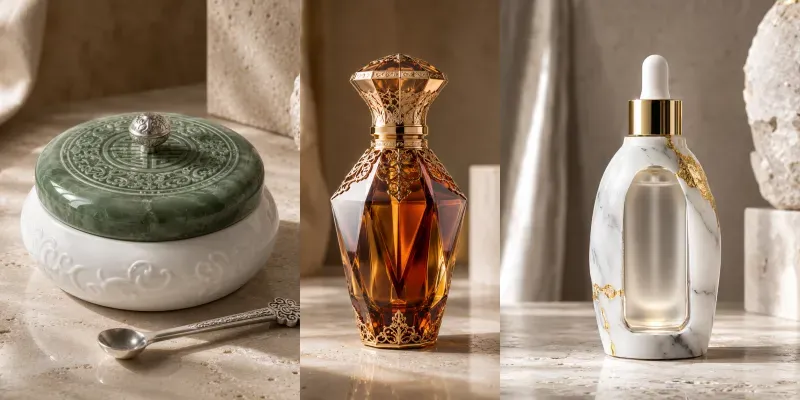 Commercial Artisan Beauty Bottle Mockups generated by undefined