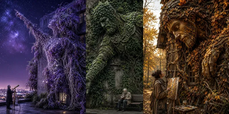 Living Wall Murals generated by undefined